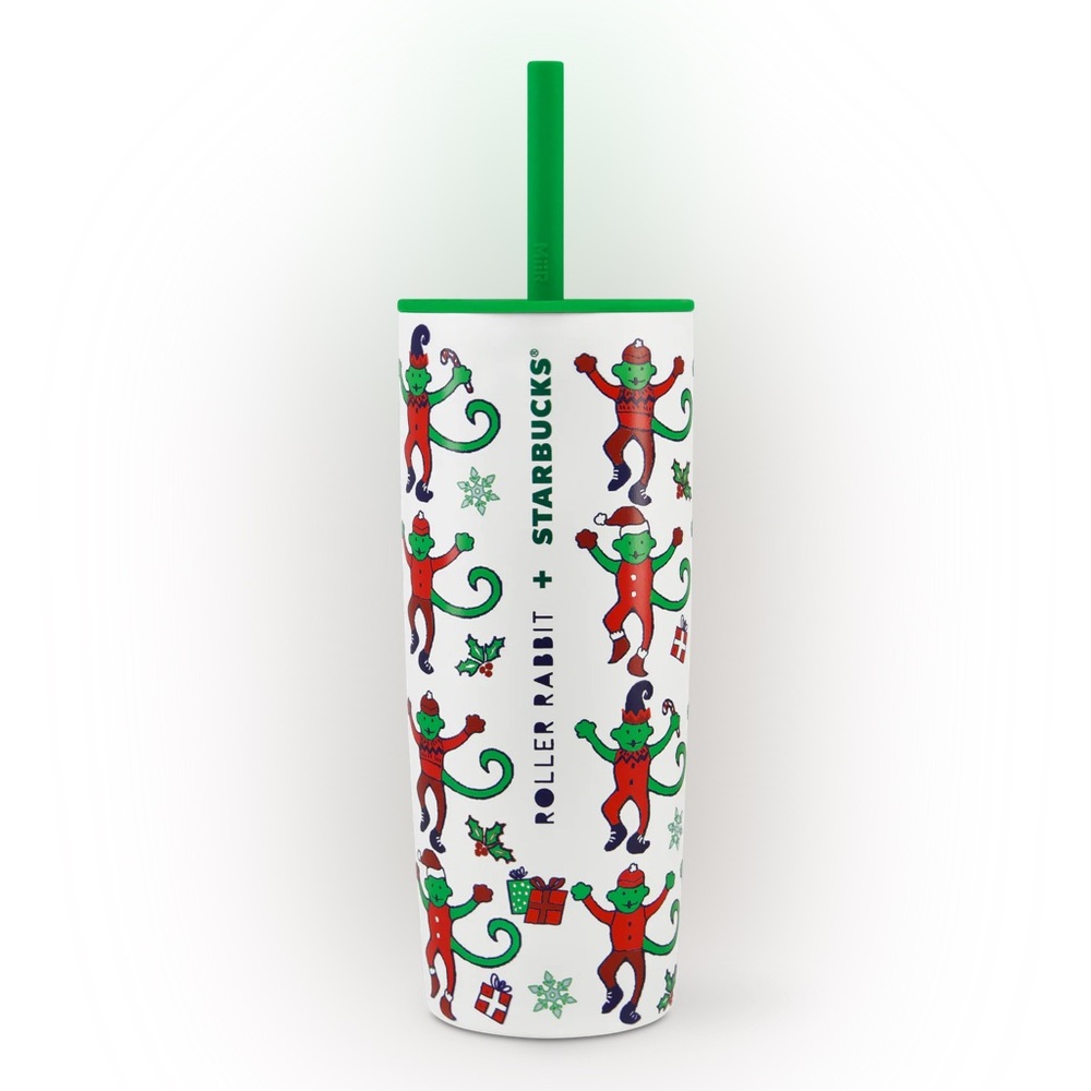 Starbucks X Roller Rabbit Monkey Mas
Stainless Steel Cold Cup